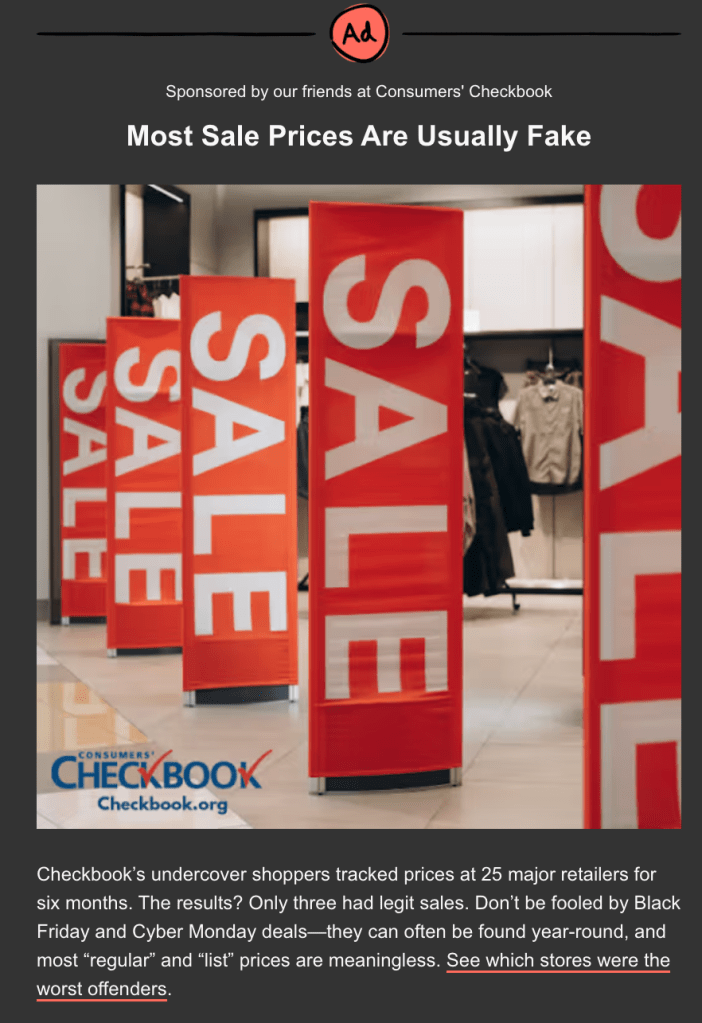 Most sale prices are usually fake